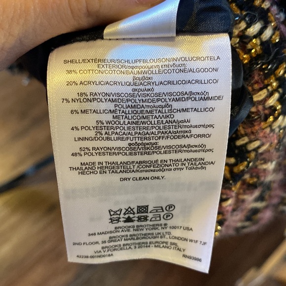 EUC!!! Brooks Bros Sz 8 - Picture 6 of 6